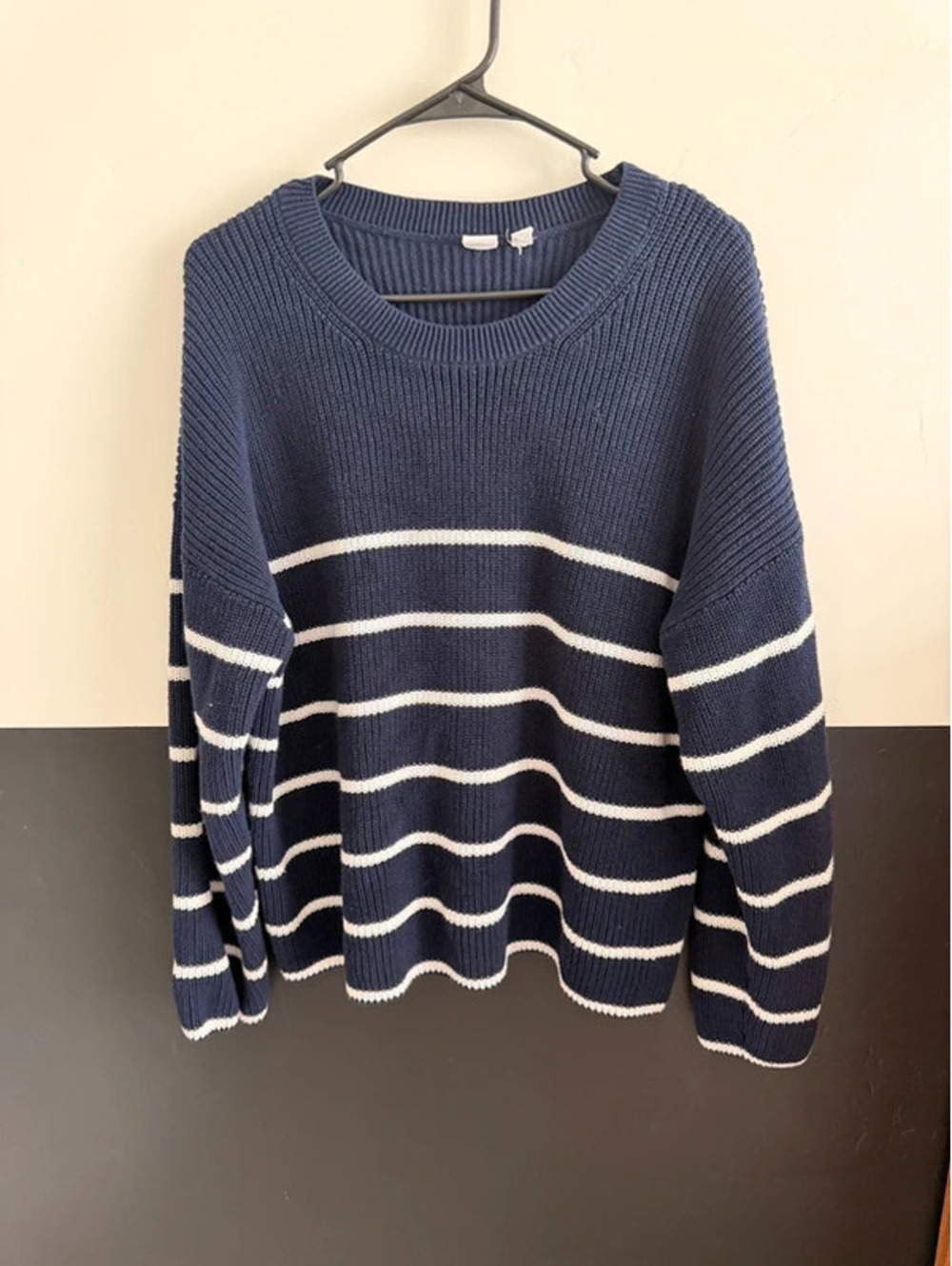 Gap Oversized Size XXL Striped Chunky Knit Sweater